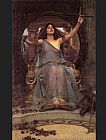John William Waterhouse Famous Paintings - Circe offering the Cup to Ulysses